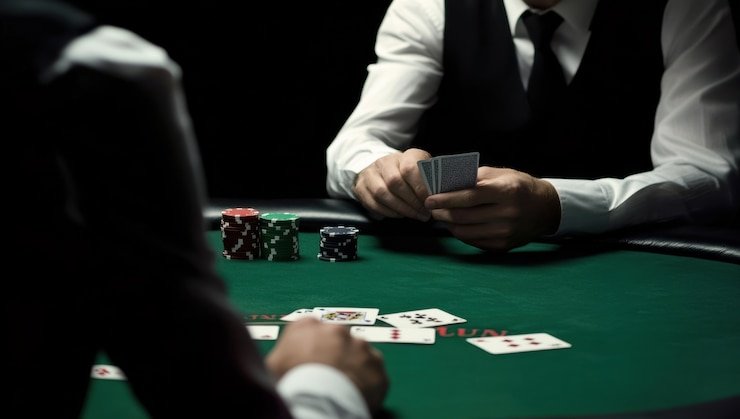 Teen Patti hand comparison outcome displayed on orangtuaslot live stream with player cards
